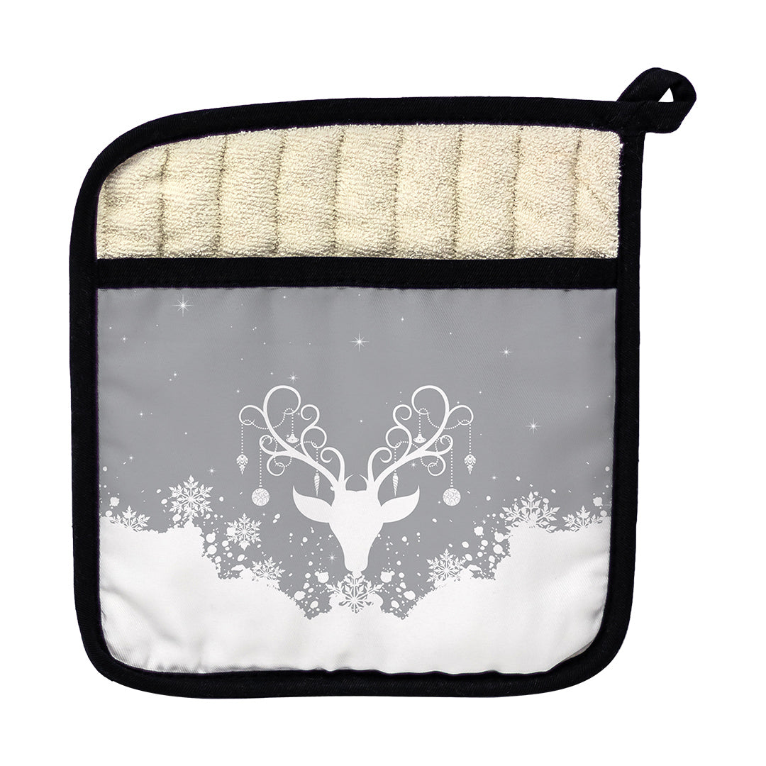 Pot Holder Yule Stag