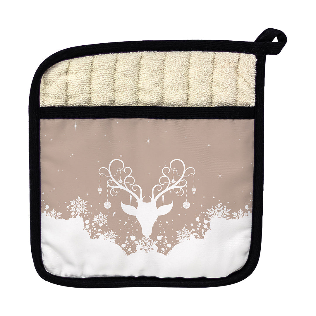 Pot Holder Yule Stag