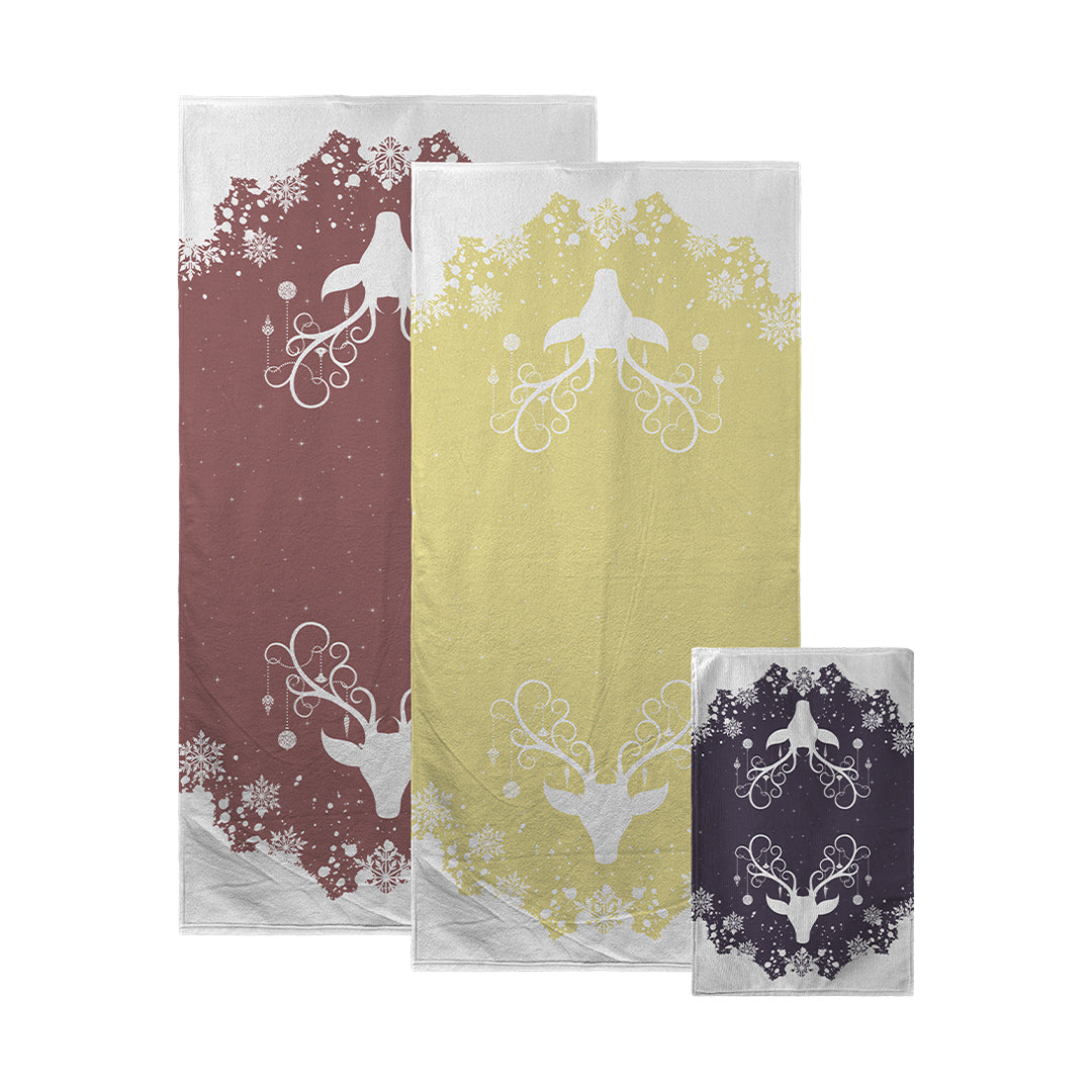 Towels Yule Stag