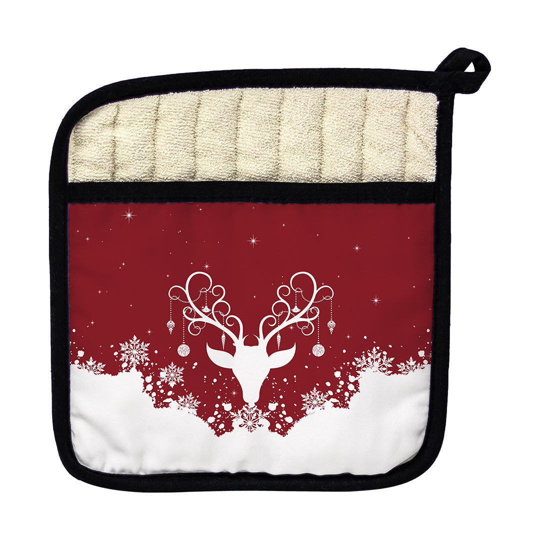 Pot Holder Yule Stag