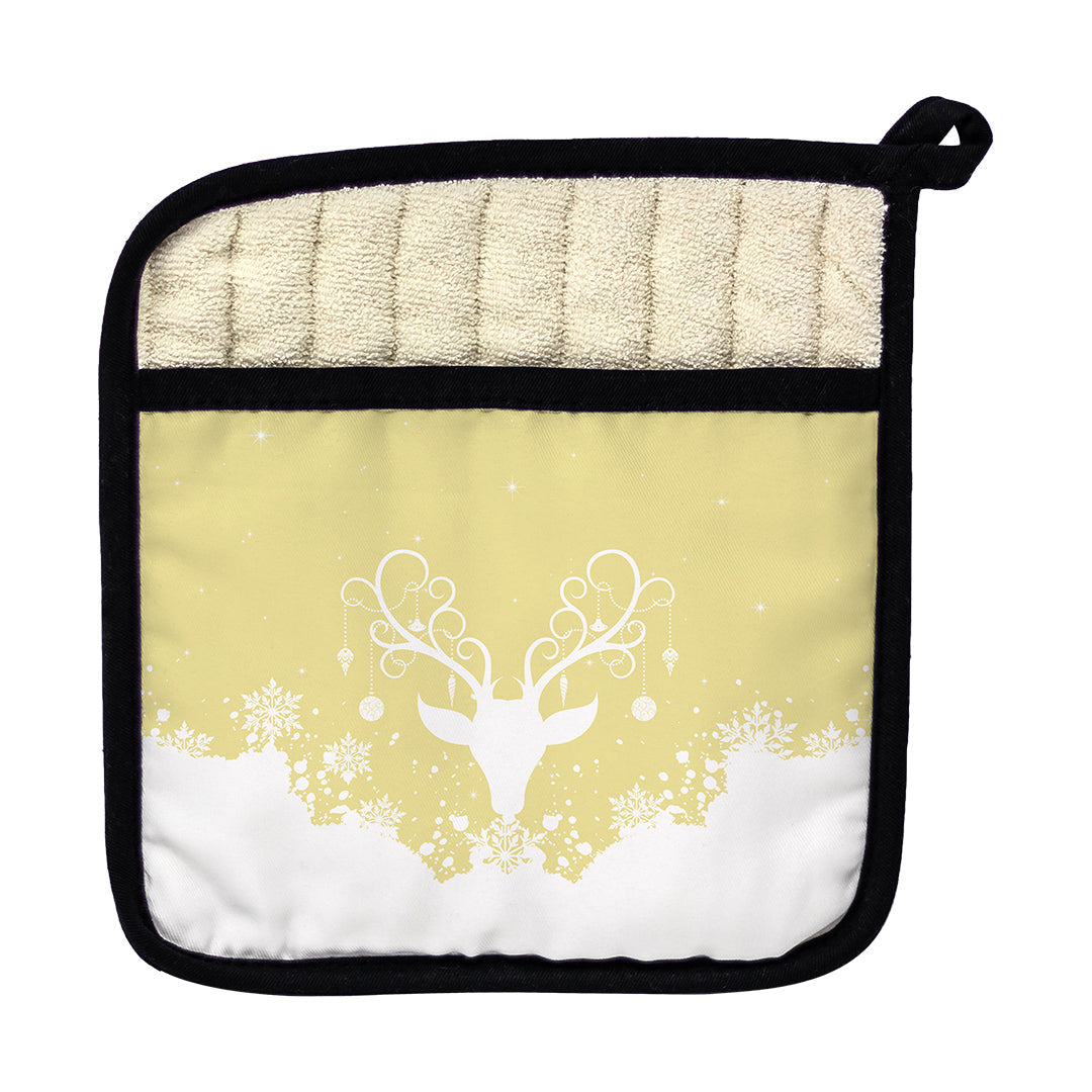 Pot Holder Yule Stag