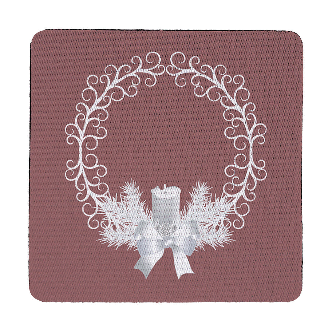 Coaster Yule Wreath