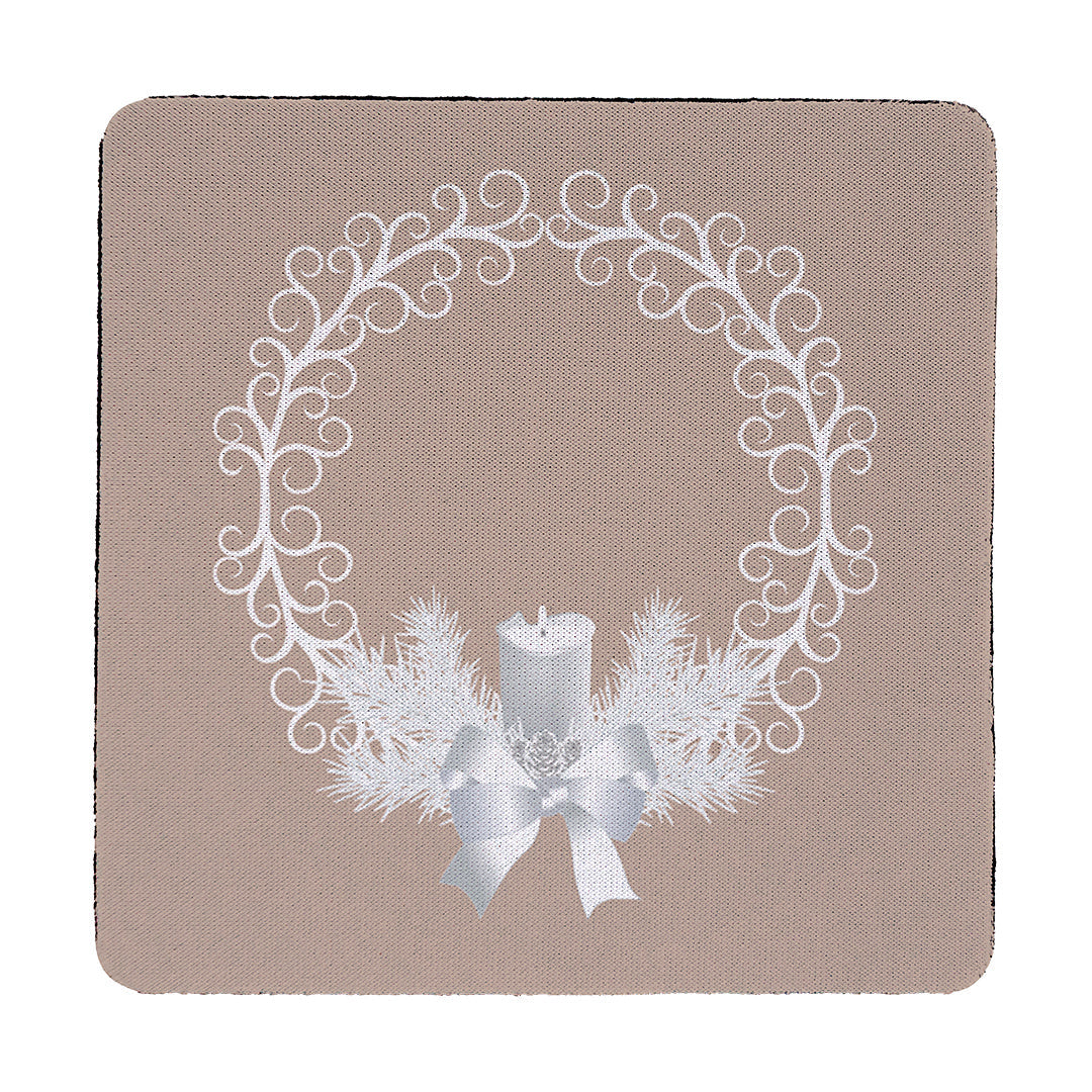 Coaster Yule Wreath