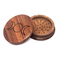 Herb Grinder Wooden 3"
