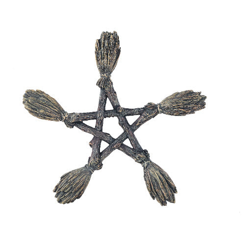 Plaque Broomstick Pentagram