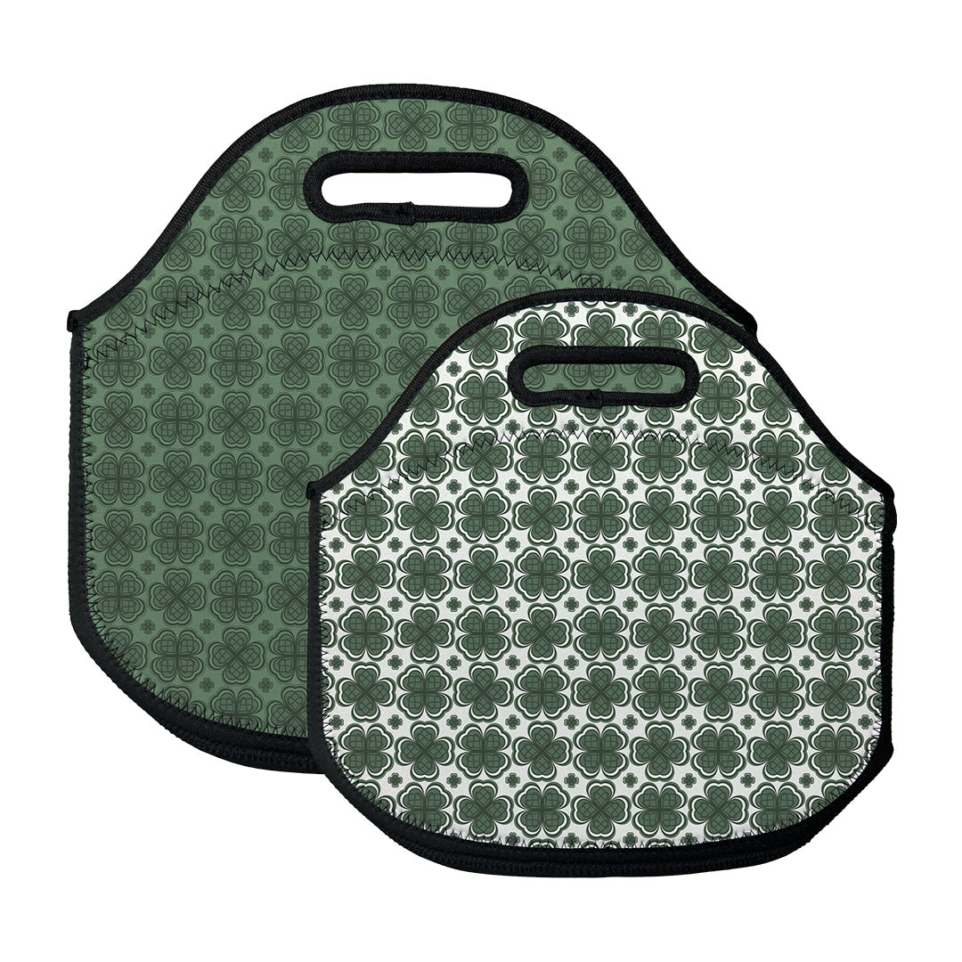 Lunch Bag Four Leaf Clover Pattern