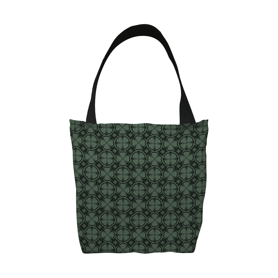 Tote Bags Four Leaf Clover Pattern