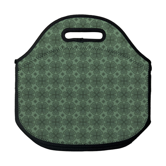 Lunch Bag Four Leaf Clover Pattern