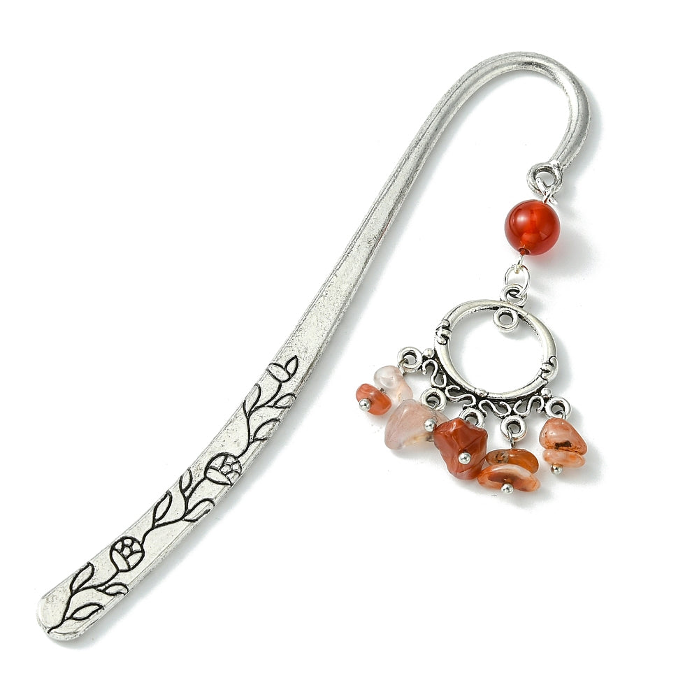 Bookmark with Gemstone Dangle