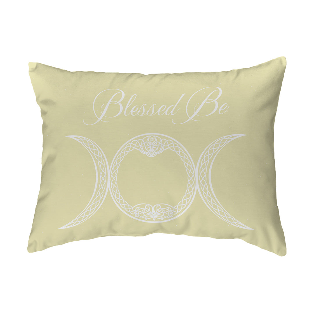 Zippered Pillow Blessed Be