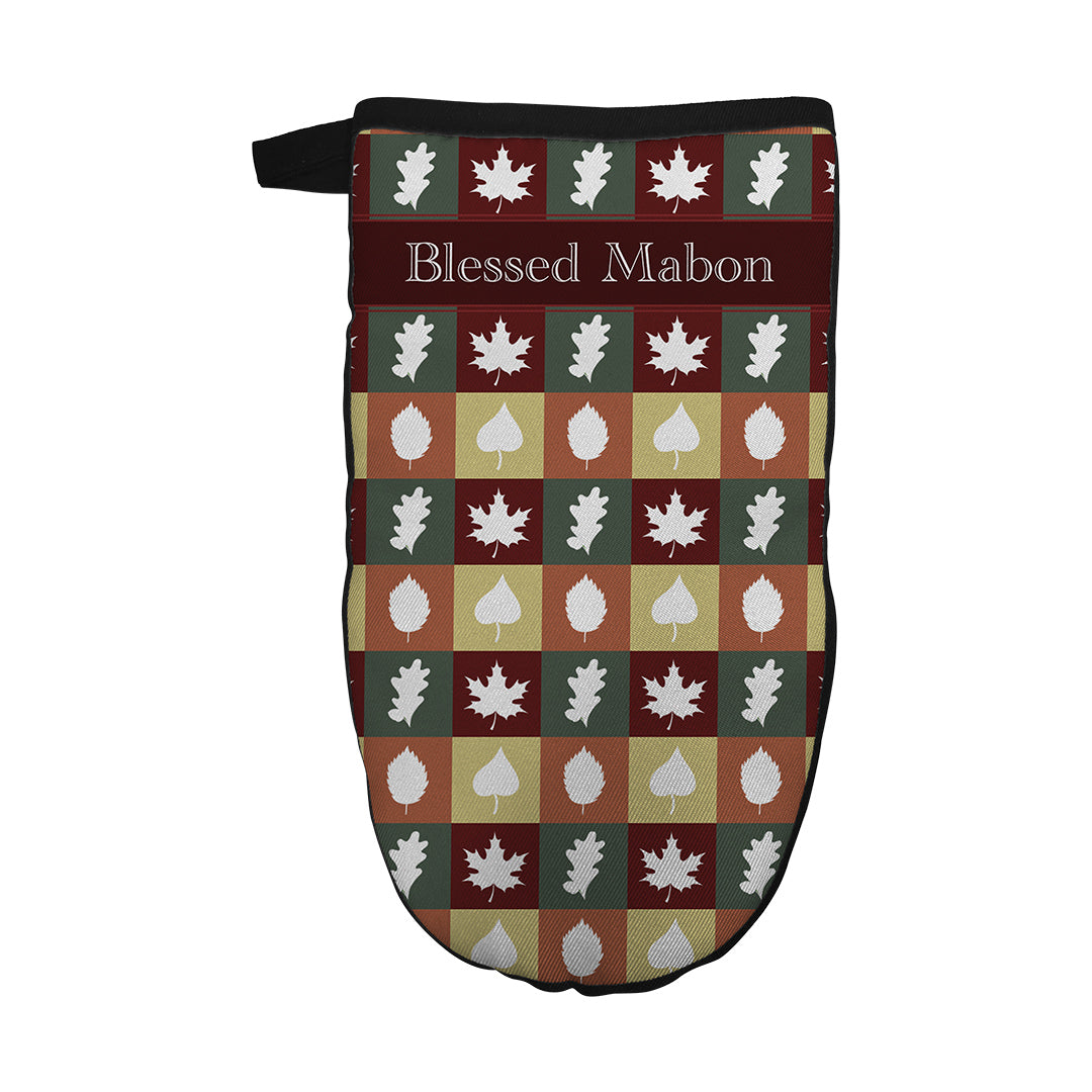 Oven Mitt Blessed Mabon Patches