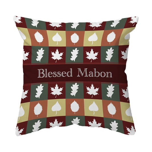 Zippered Pillow Shell Blessed Mabon Patches