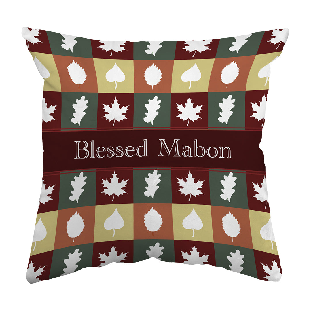 Zippered Pillow Shell Blessed Mabon Patches