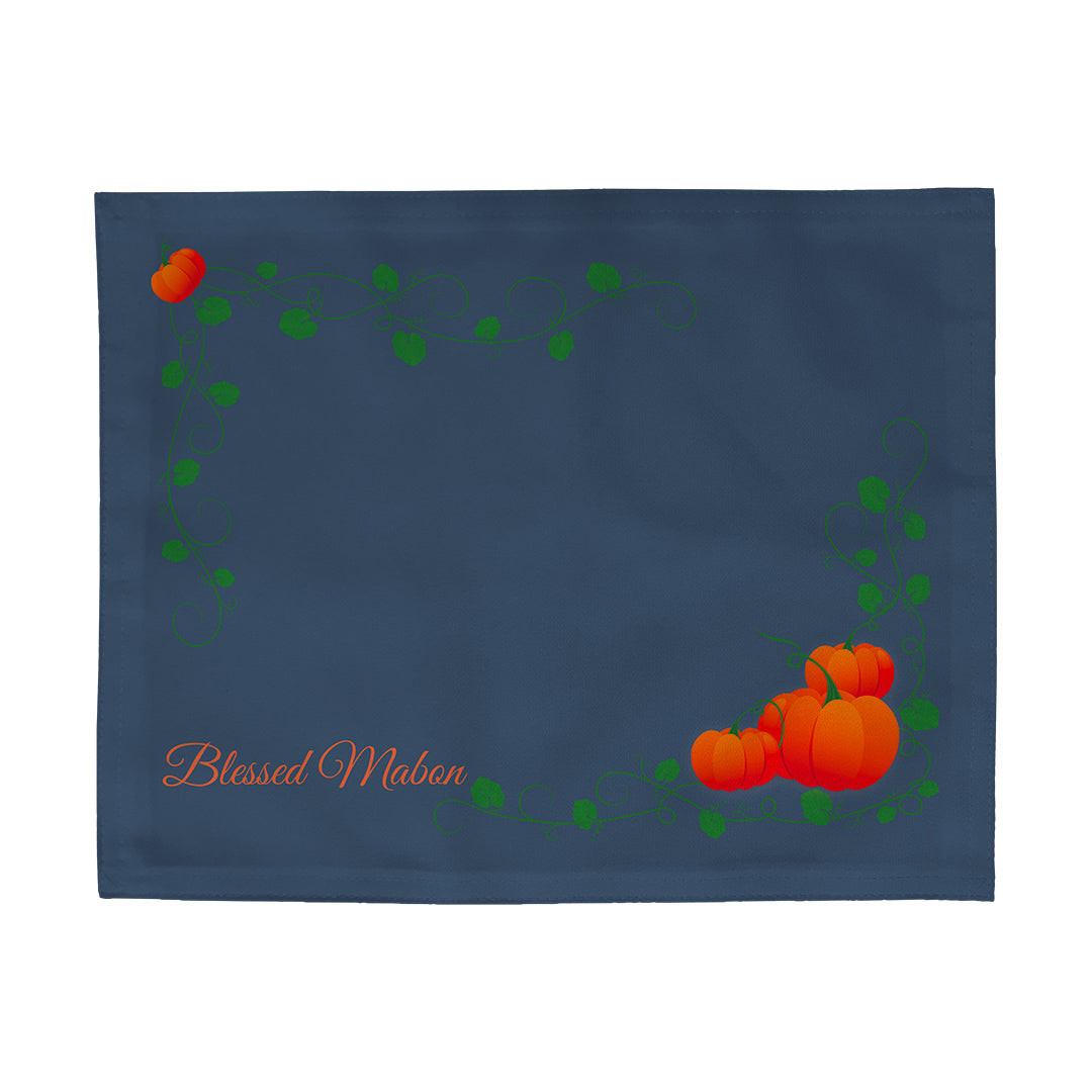 Placemats Blessed Mabon Pumpkins