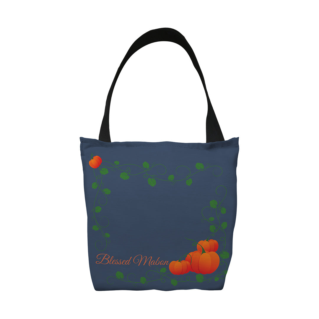 Tote Bags Blessed Mabon Pumpkins