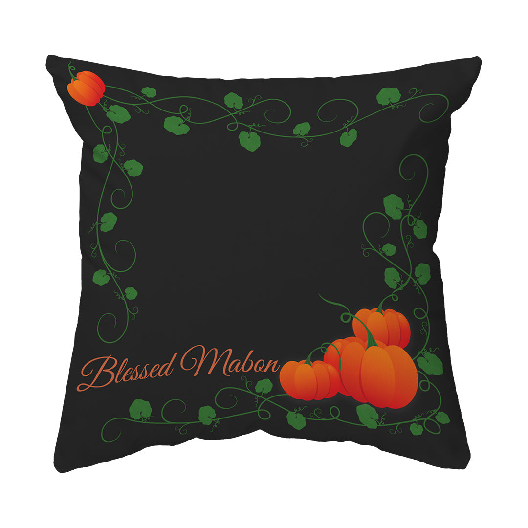 Zippered Pillow Blessed Mabon Pumpkins