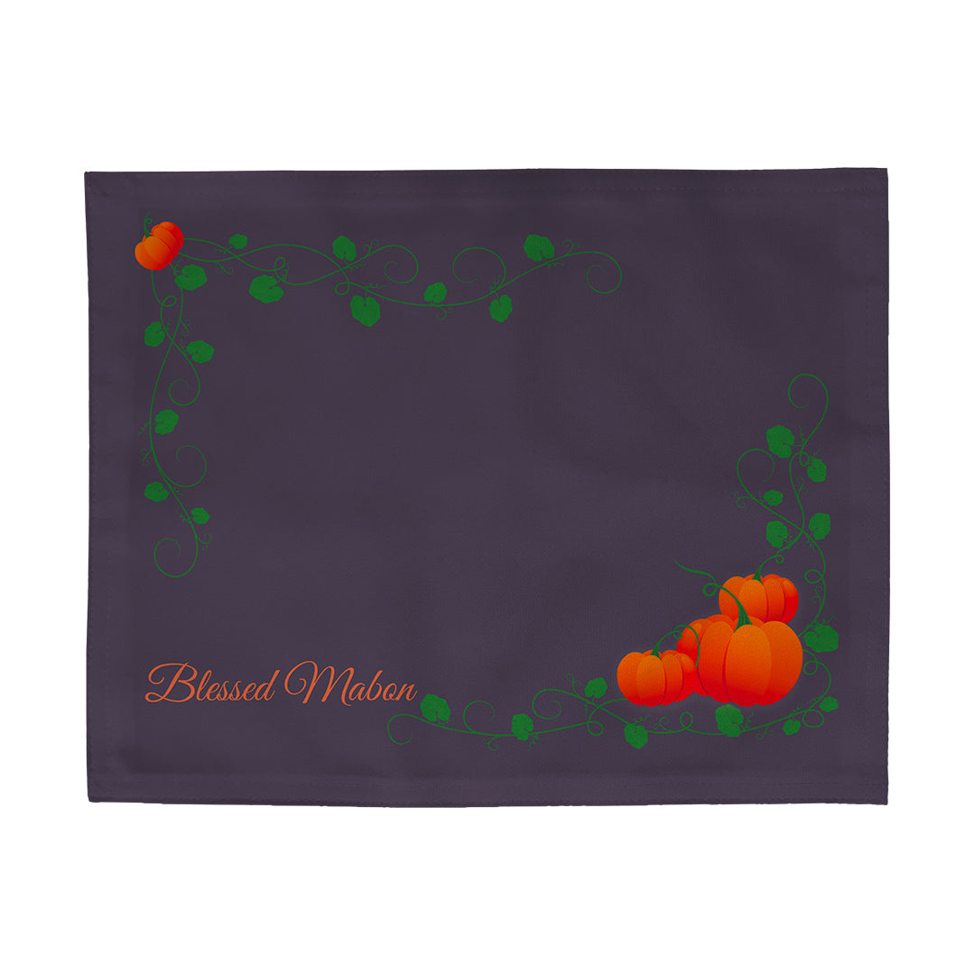 Placemats Blessed Mabon Pumpkins