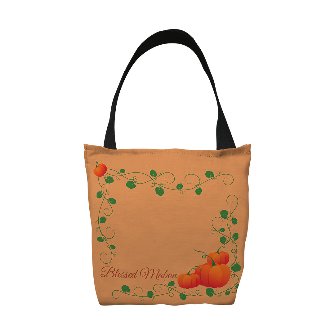 Tote Bags Blessed Mabon Pumpkins