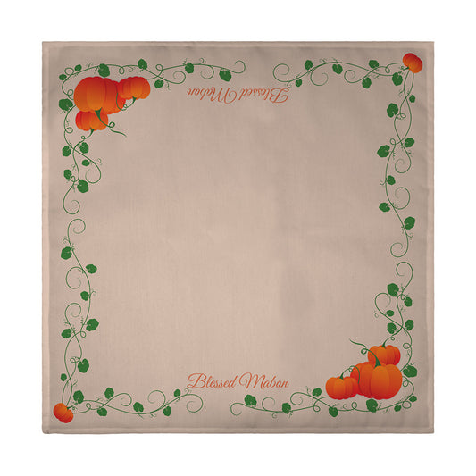 Napkin Blessed Mabon Pumpkins