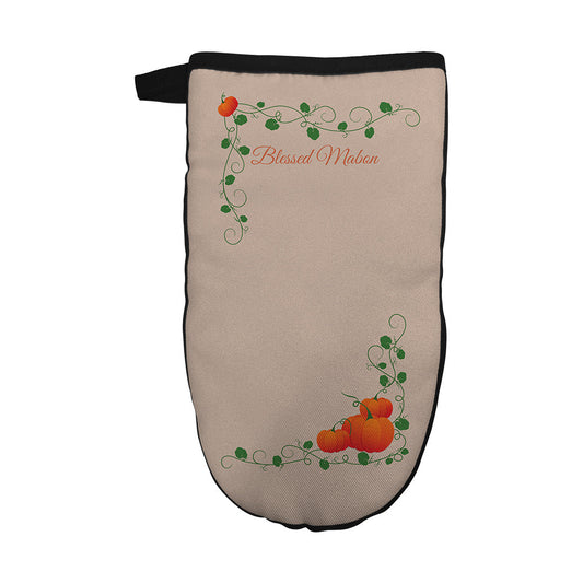 Oven Mitt Blessed Mabon Pumpkins