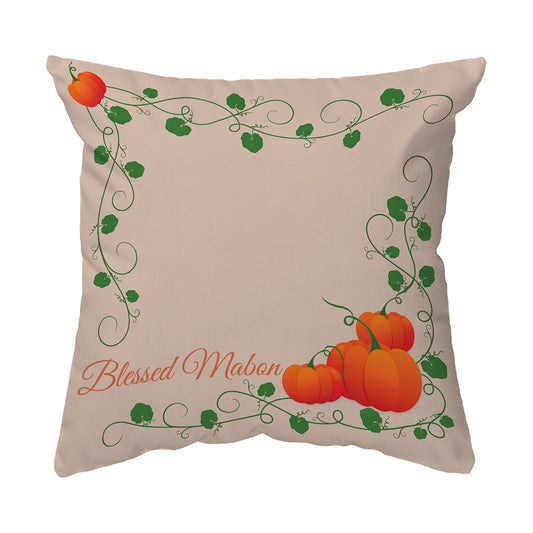 Zippered Pillow Shell Blessed Mabon Pumpkins