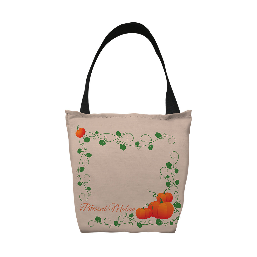 Tote Bags Blessed Mabon Pumpkins