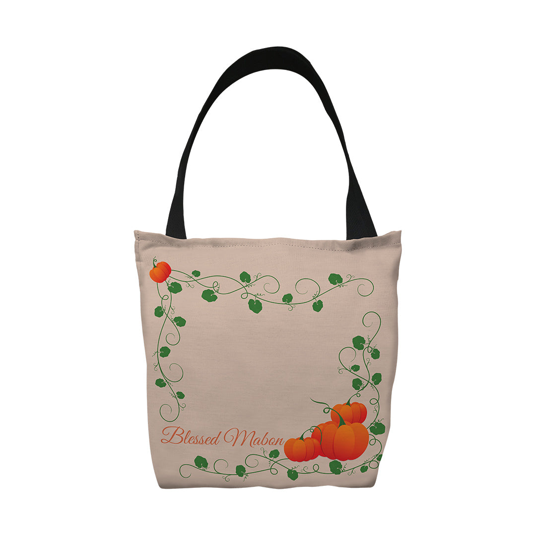 Tote Bags Blessed Mabon Pumpkins