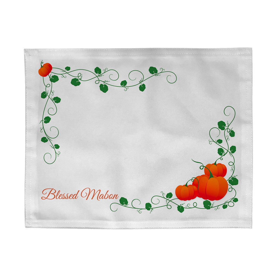 Placemats Blessed Mabon Pumpkins