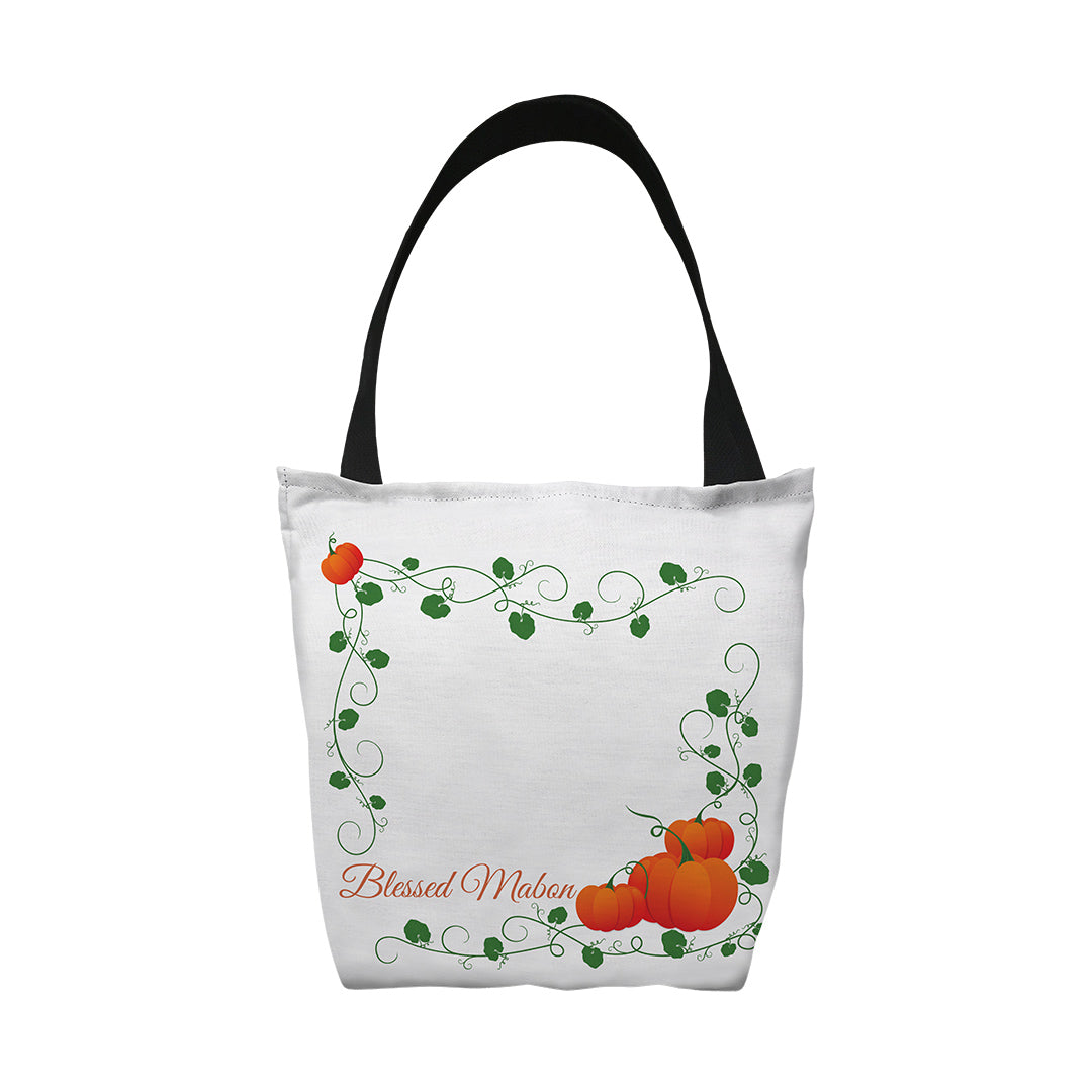 Tote Bags Blessed Mabon Pumpkins