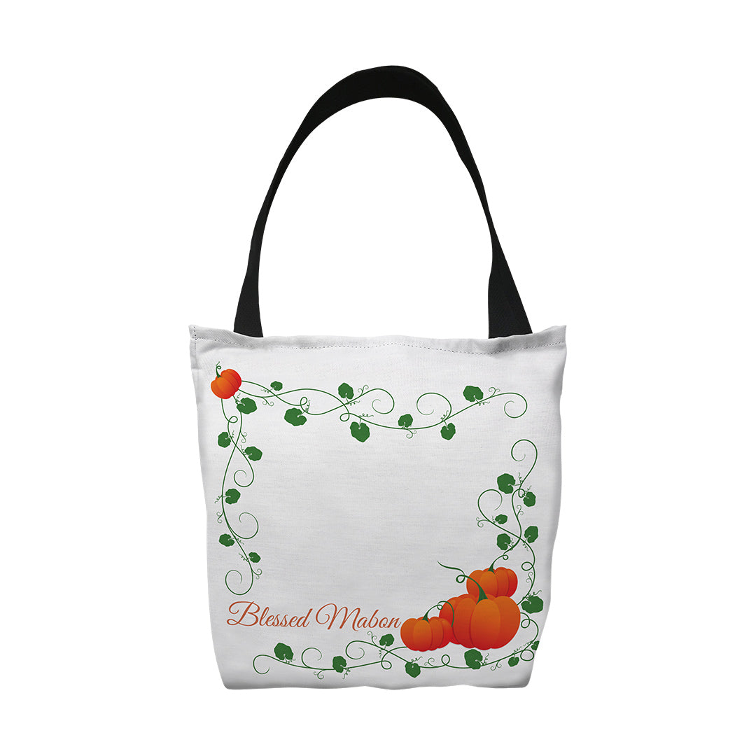 Tote Bags Blessed Mabon Pumpkins