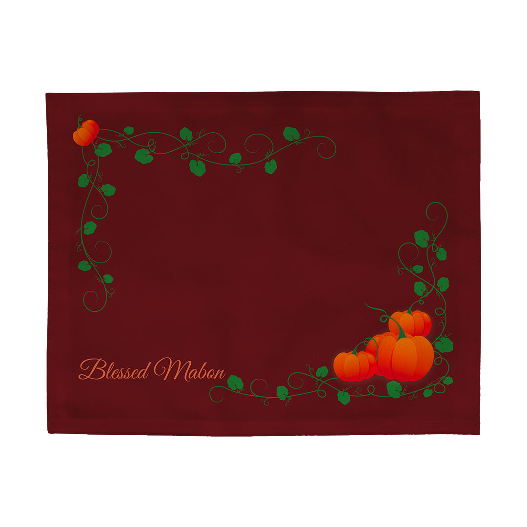 Placemats Blessed Mabon Pumpkins