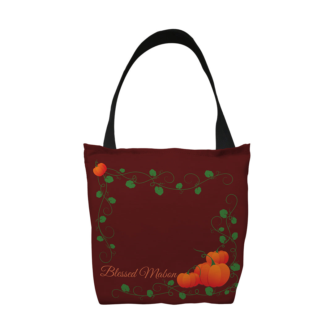 Tote Bags Blessed Mabon Pumpkins