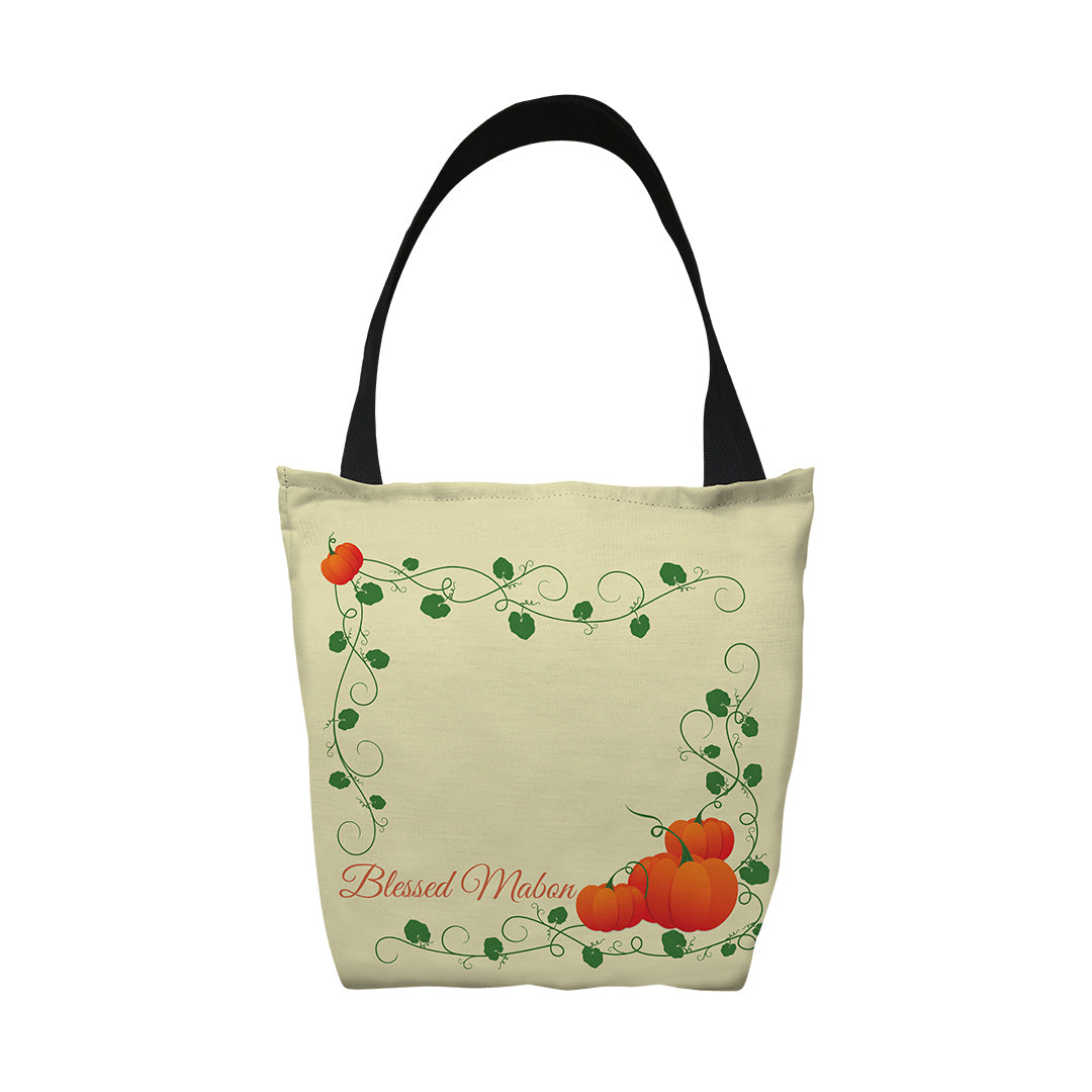 Tote Bags Blessed Mabon Pumpkins