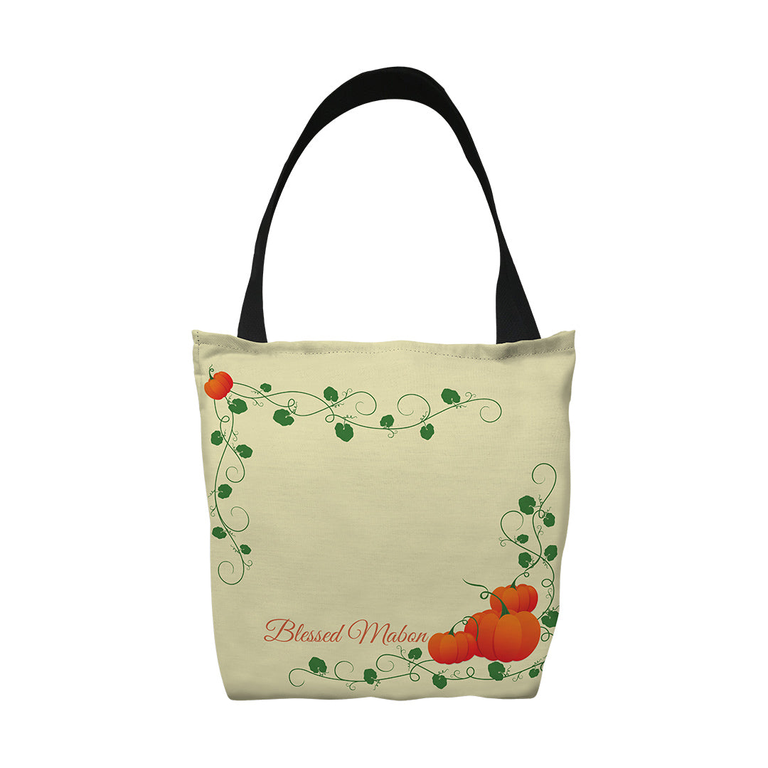 Tote Bags Blessed Mabon Pumpkins