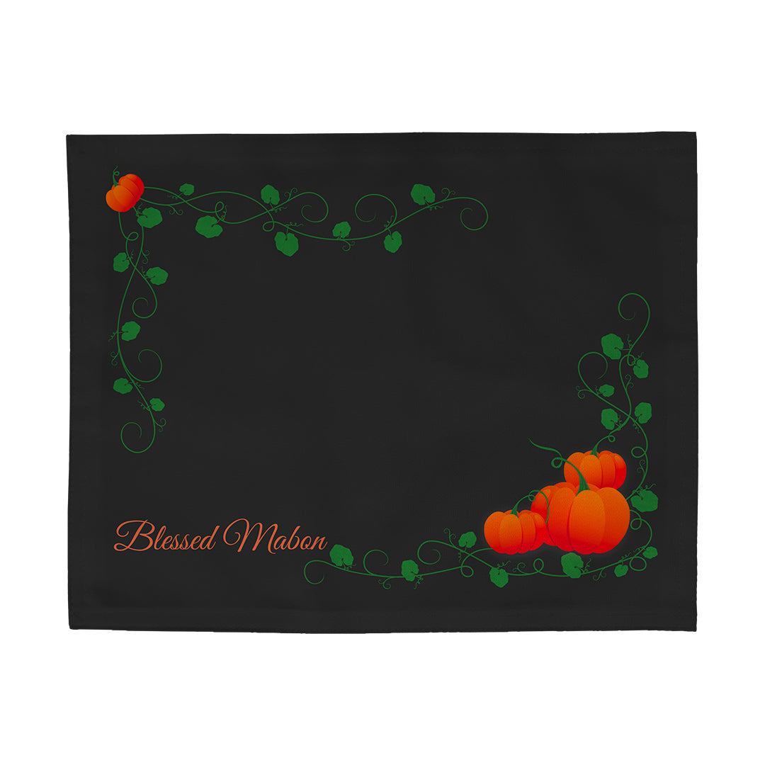 Placemats Blessed Mabon Pumpkins