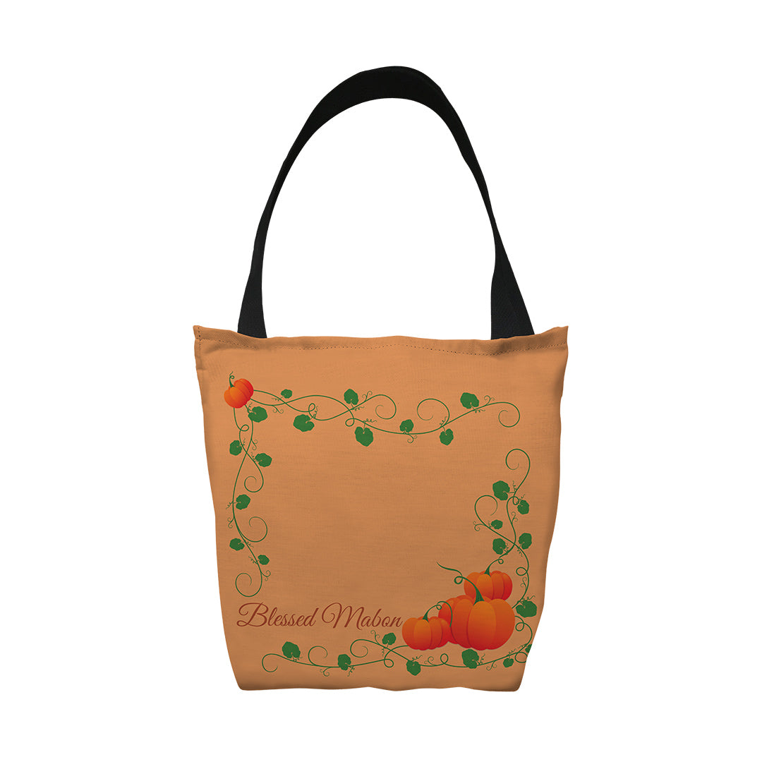 Tote Bags Blessed Mabon Pumpkins