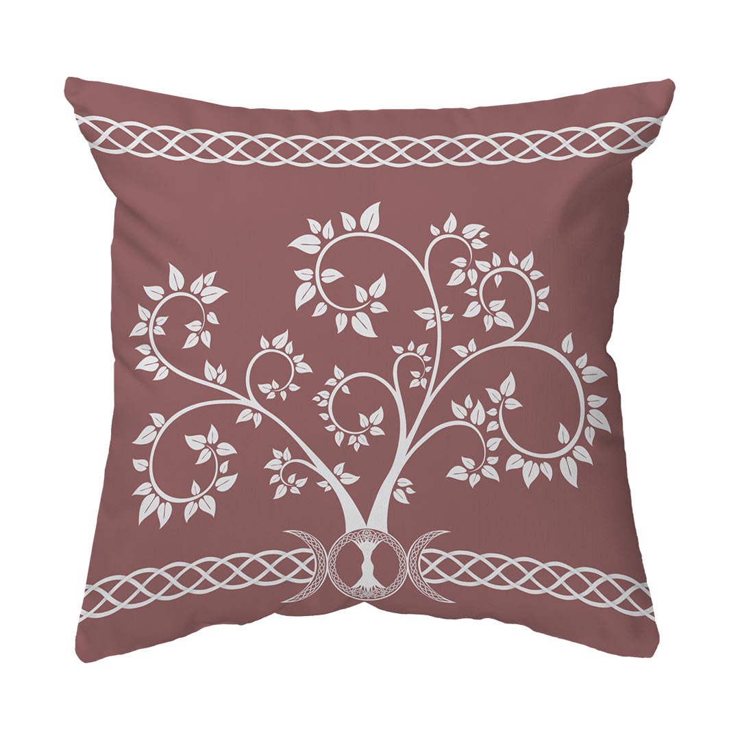 Throw Pillow Celtic Tree