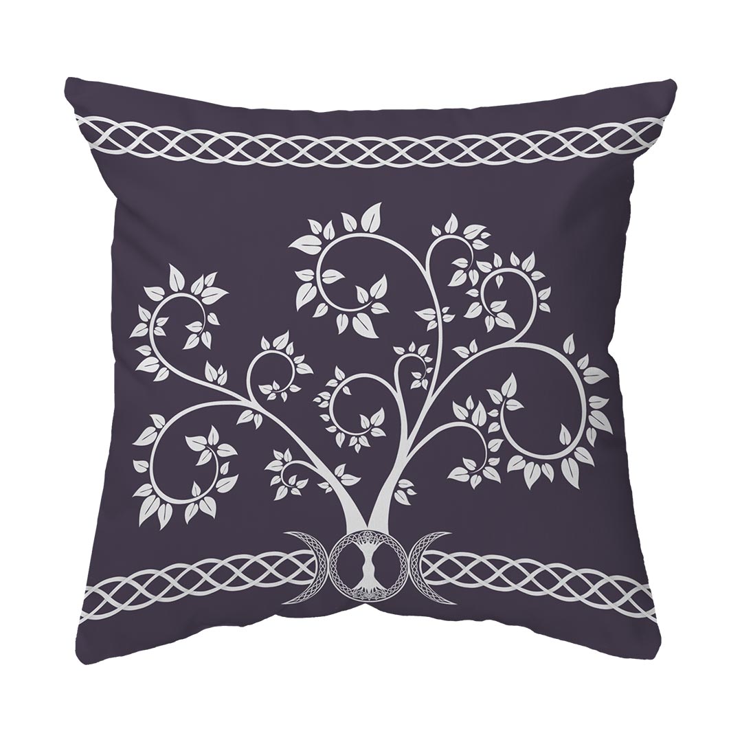 Throw Pillow Celtic Tree