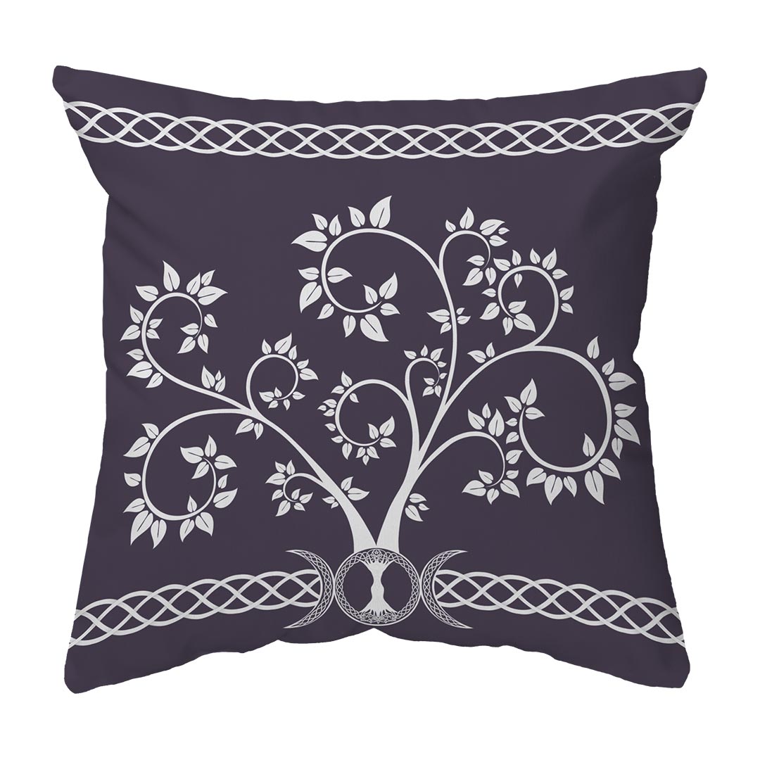 Throw Pillow Celtic Tree