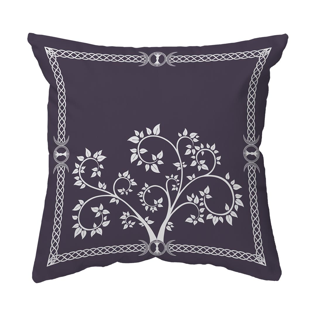 Zippered Pillow Shell Celtic Tree Framed