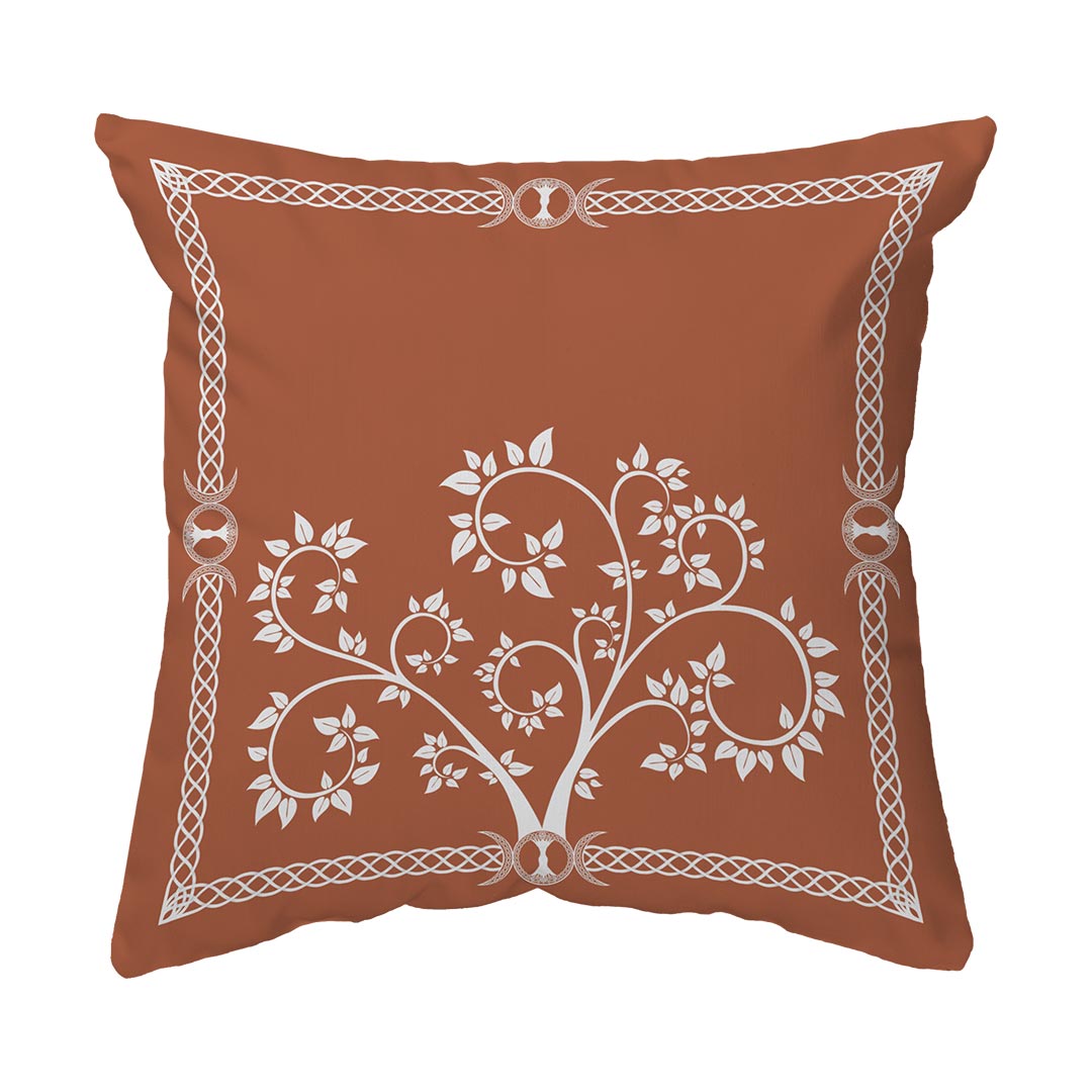 Zippered Pillow Shell Celtic Tree Framed