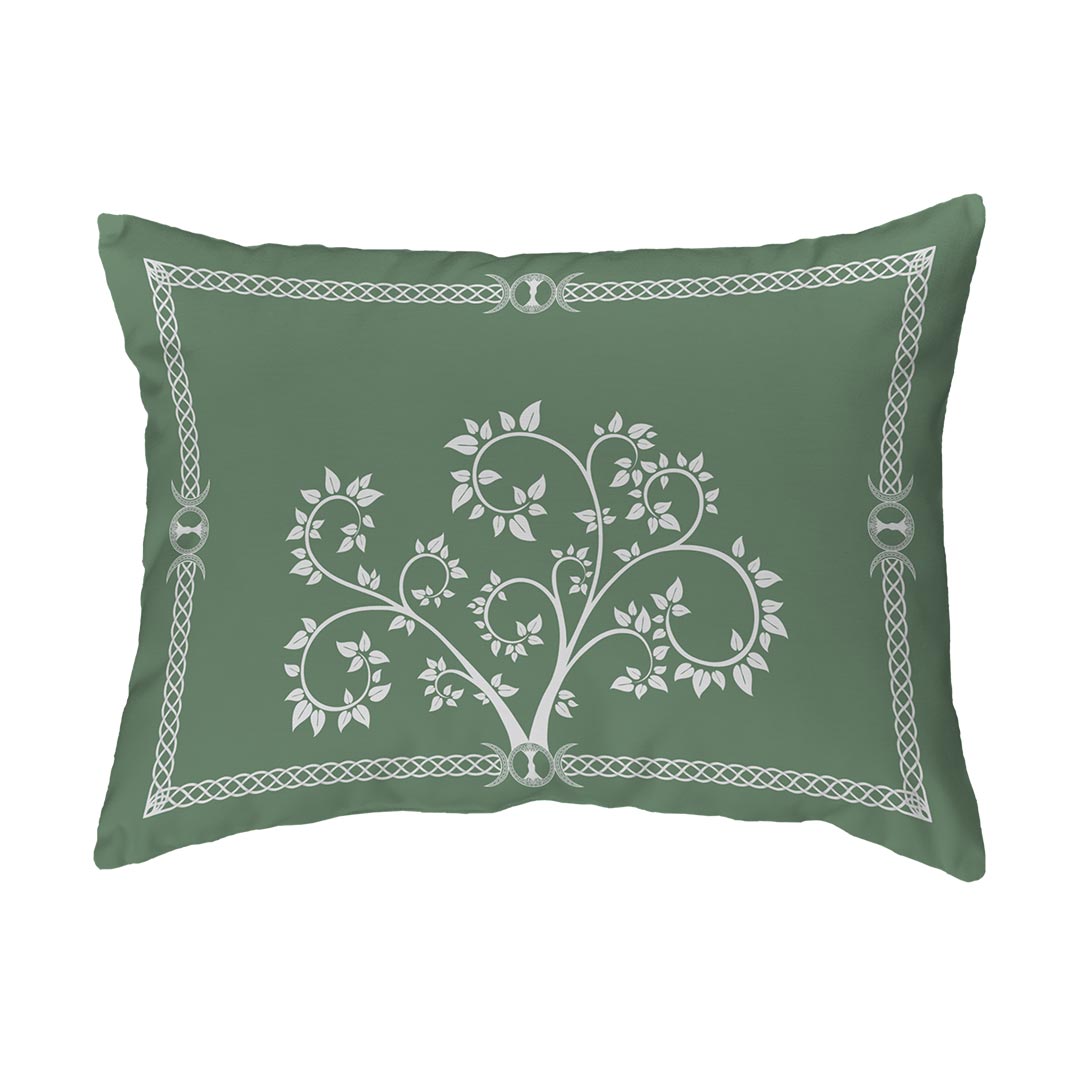 Zippered Pillow Celtic Tree Framed