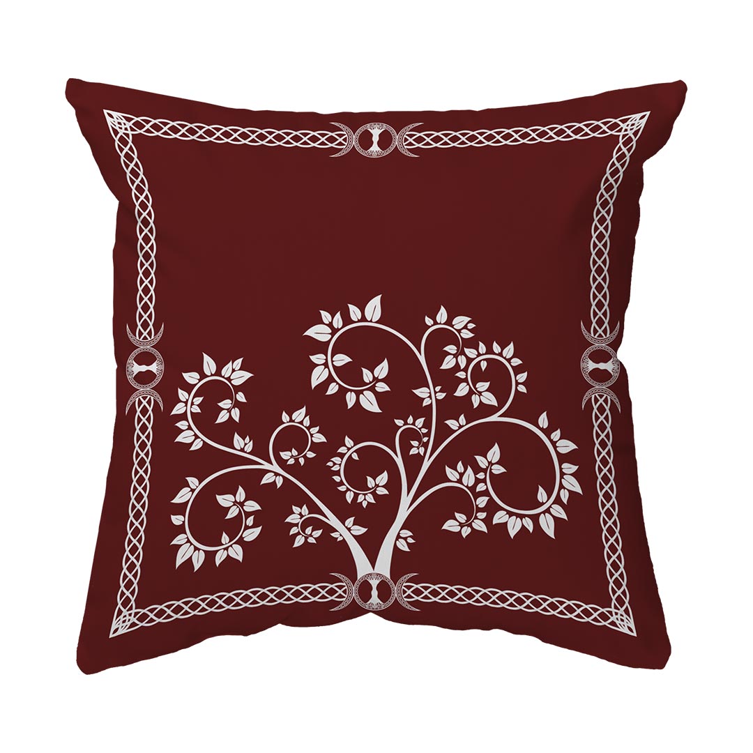 Zippered Pillow Shell Celtic Tree Framed