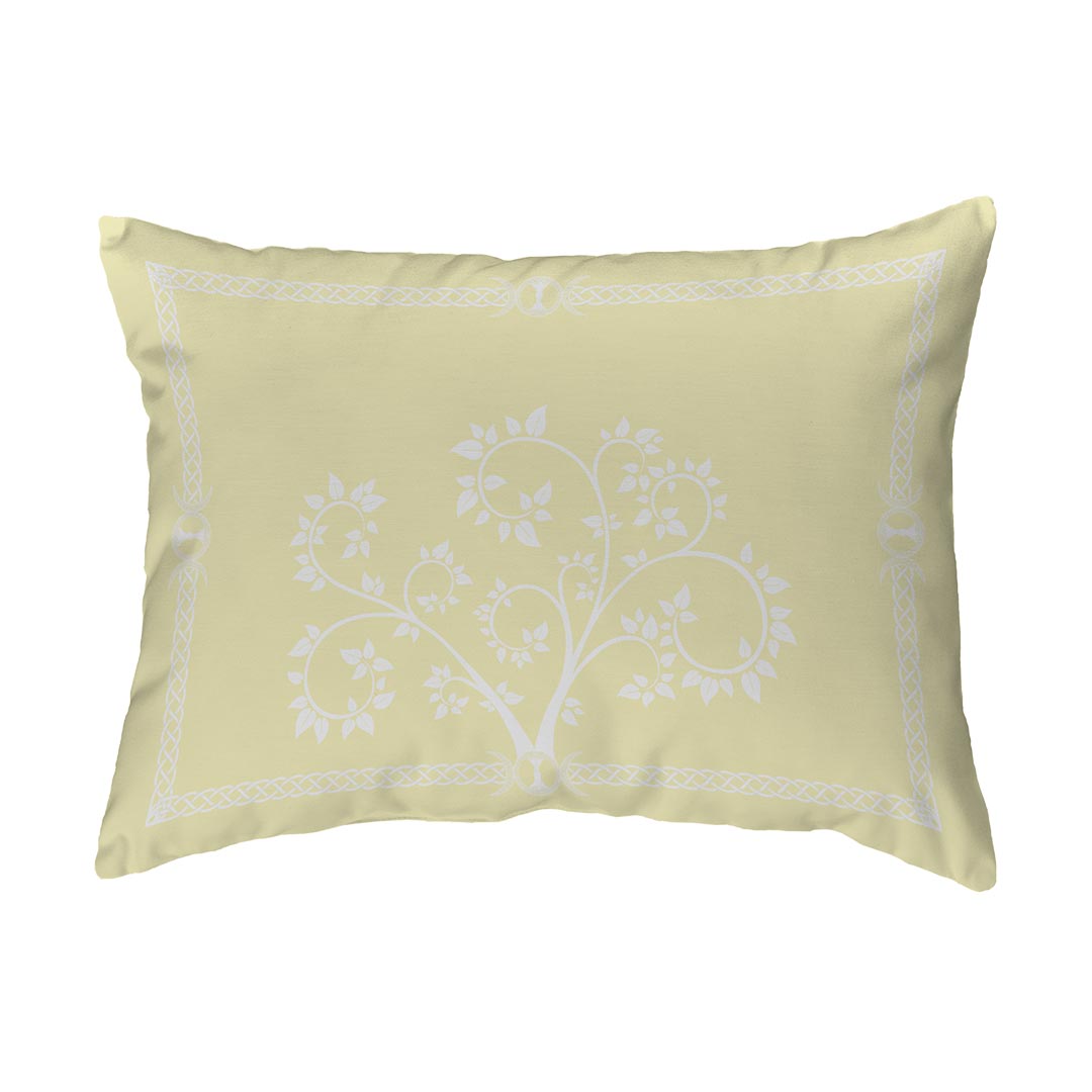 Zippered Pillow Shell Celtic Tree Framed