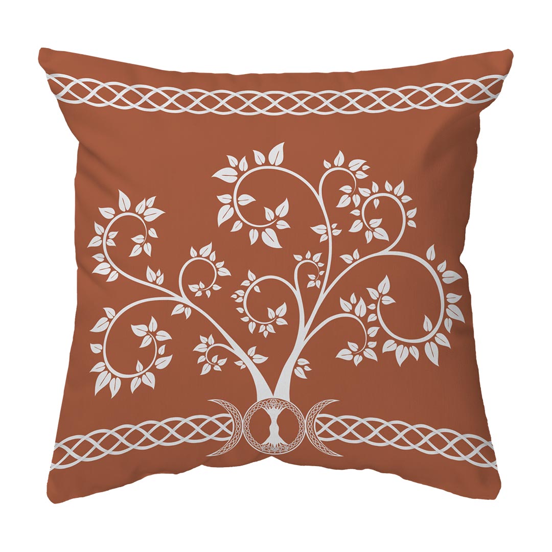 Throw Pillow Celtic Tree