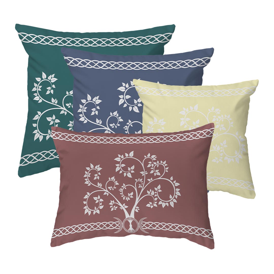 Throw Pillow Celtic Tree