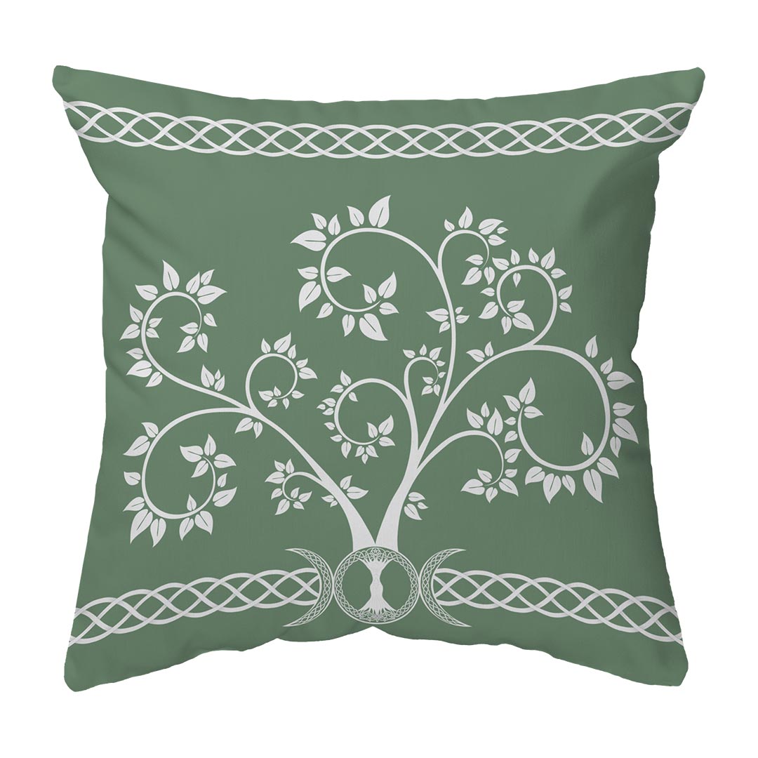 Zippered Pillow Celtic Tree