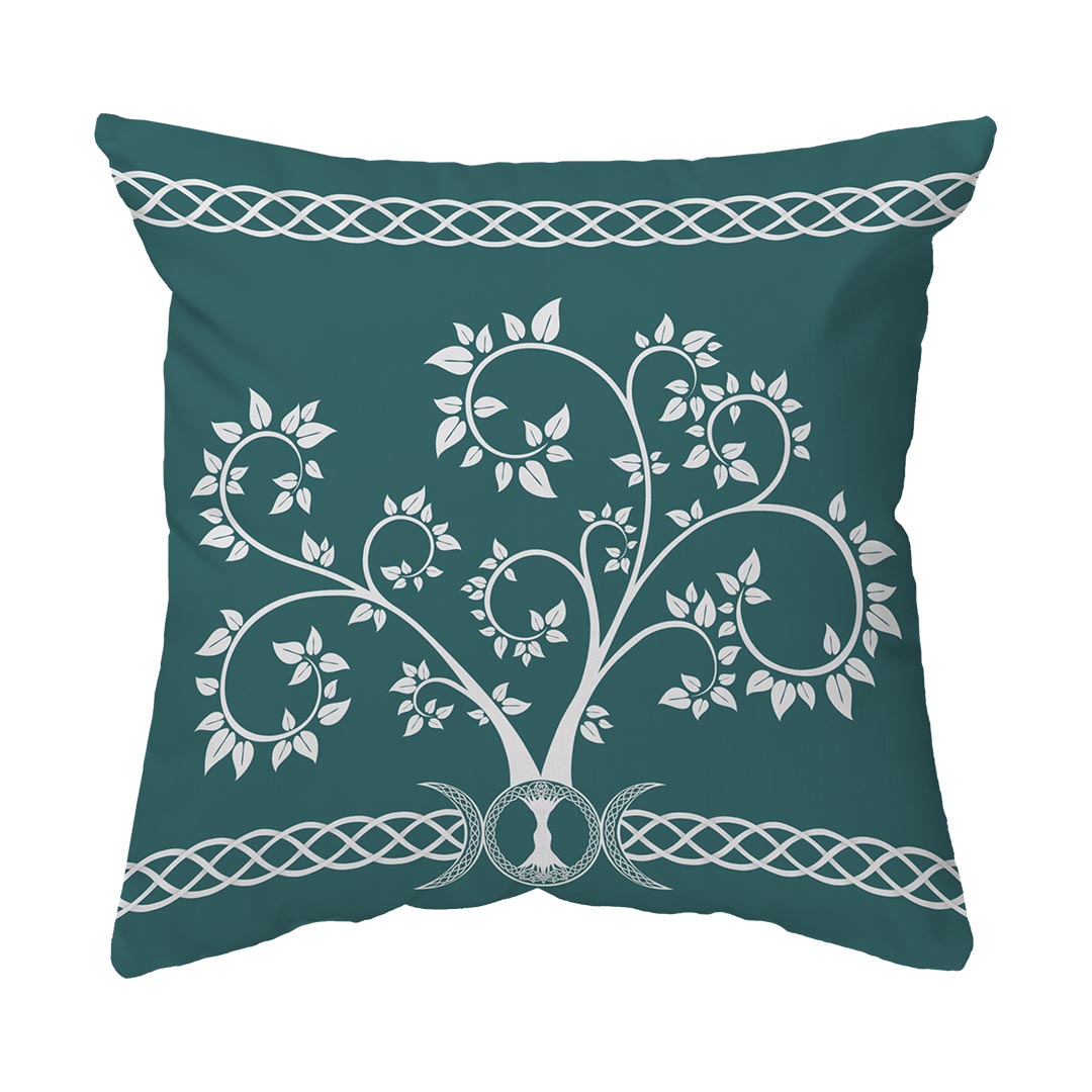 Throw Pillow Celtic Tree