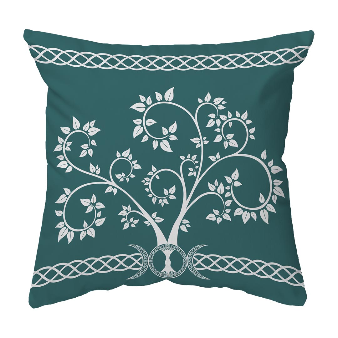 Zippered Pillow Celtic Tree