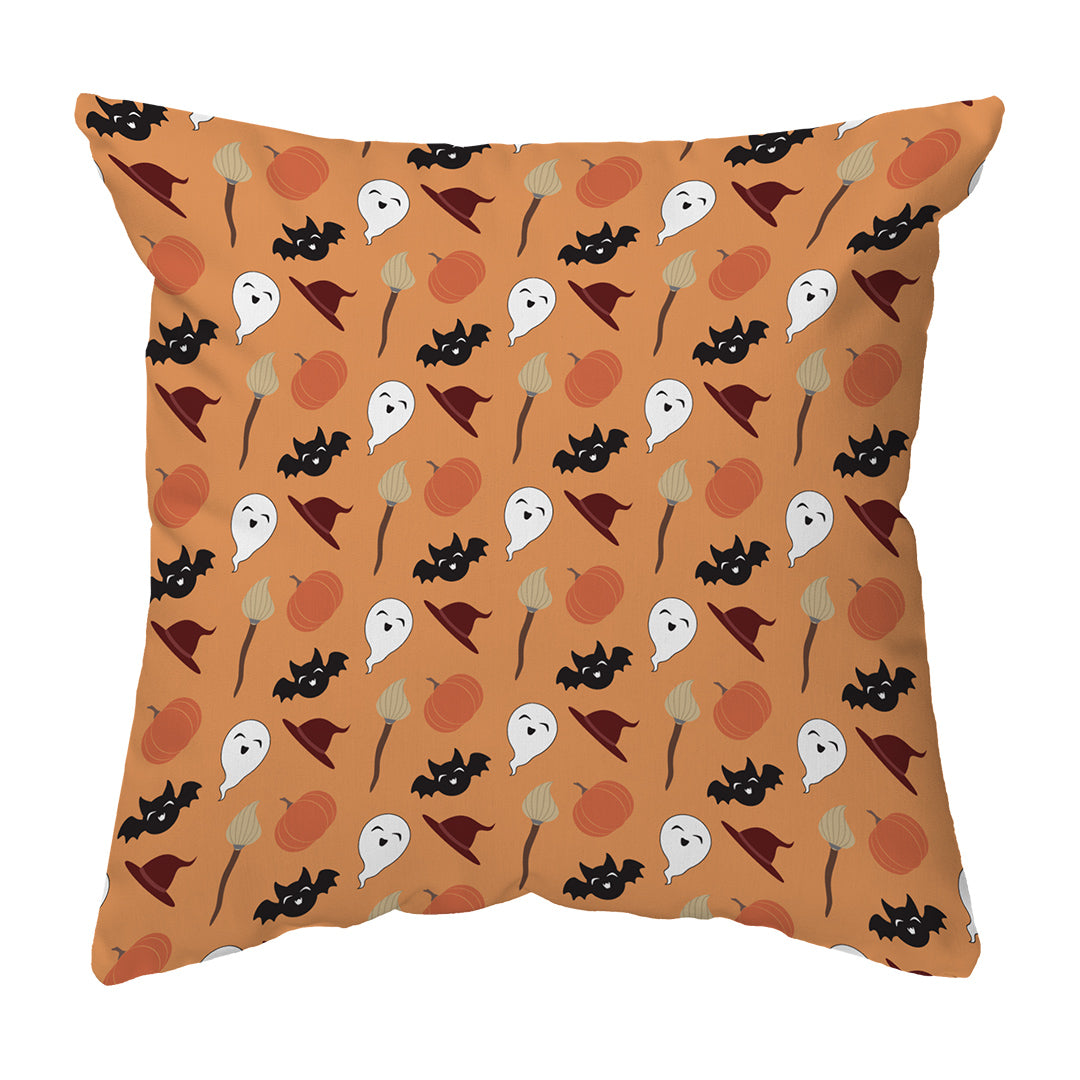 Throw Pillow Cute Spooky Quartet